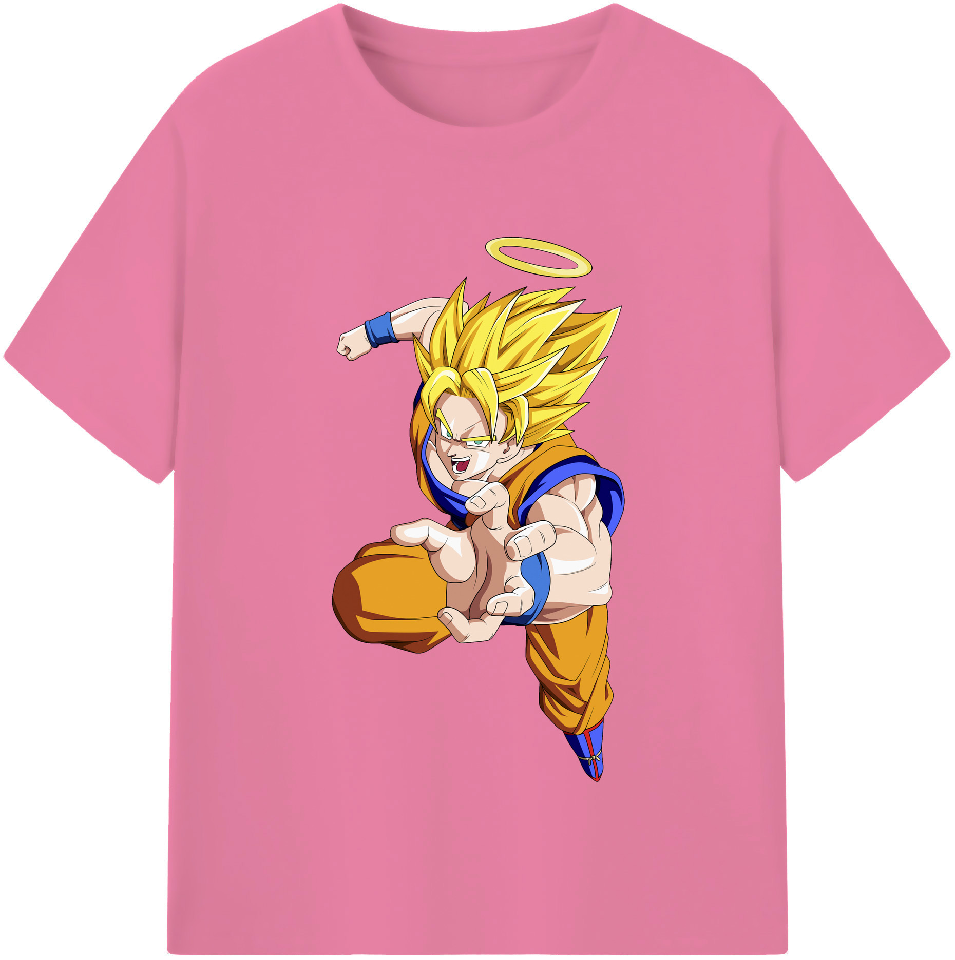 （画像用） ドラゴンボール 孫悟空（そん ごくう）Son Goku カカロット DRAGON BALL Kakarotto 綿100％半袖Tシャツ（フロントプリント）